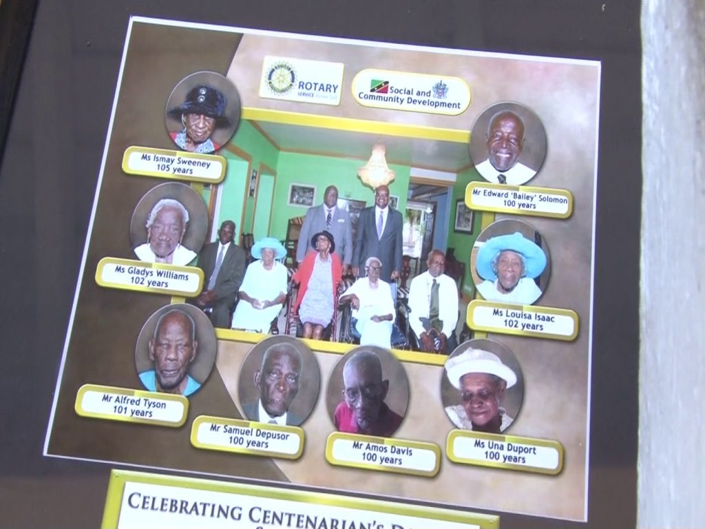 Recognition of Centenarians in St.Kitts