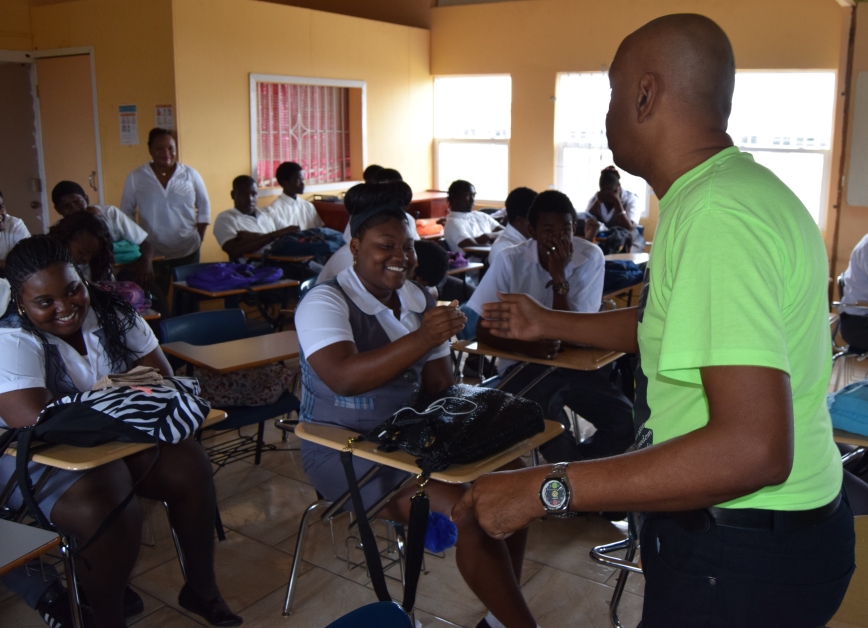 Chitan with AVEC students