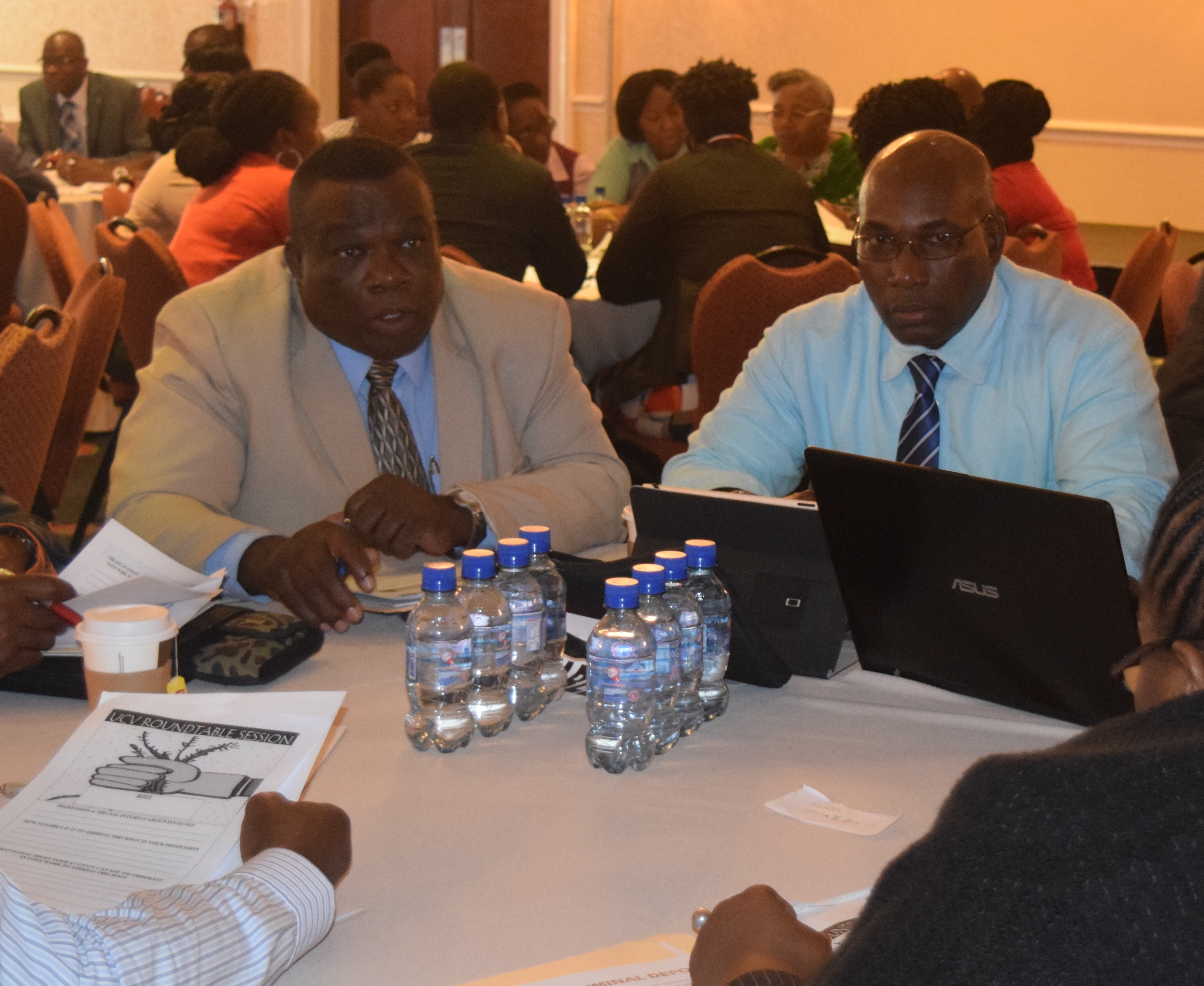 RSCNPF Senior Officers during breakout at NSC