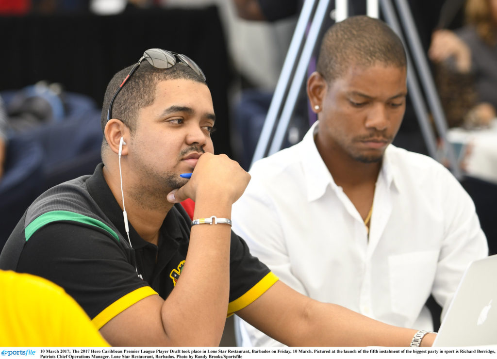 10 March 2017; The 2017 Hero Caribbean Premier League Player Draft took place in Lone Star Restaurant, Barbados on Friday, 10 March. Pictured at the launch of the fifth instalment of the biggest party in sport is Richard Berridge, Patriots Chief Operations Manager. Lone Star Restaurant, Barbados. Photo by Randy Brooks/Sportsfile