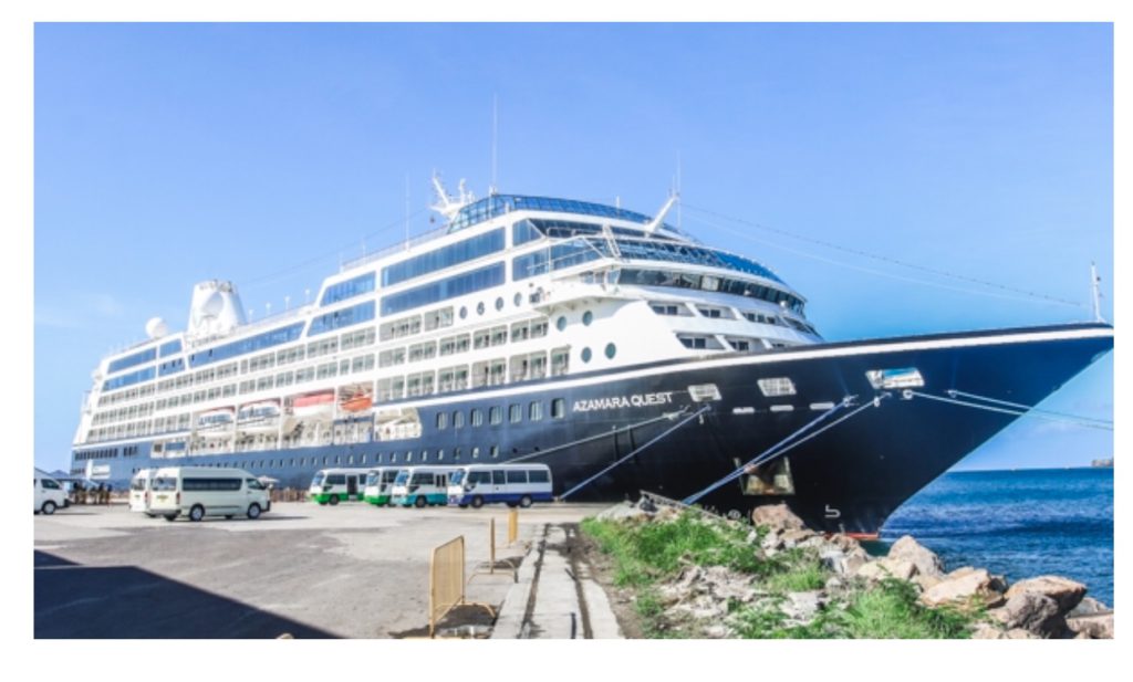 Luxury Cruise Ship Returns to St. Kitts