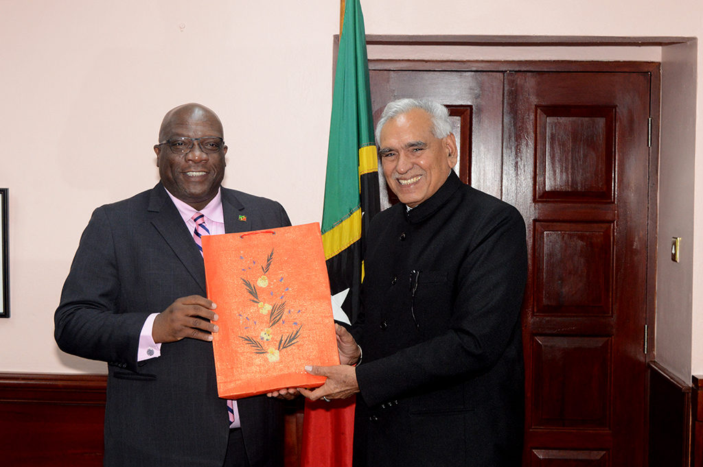 ST. KITTS AND NEVIS AND THE REPUBLIC OF INDIA EXPLORE AREAS FOR FUTURE COOPERATION