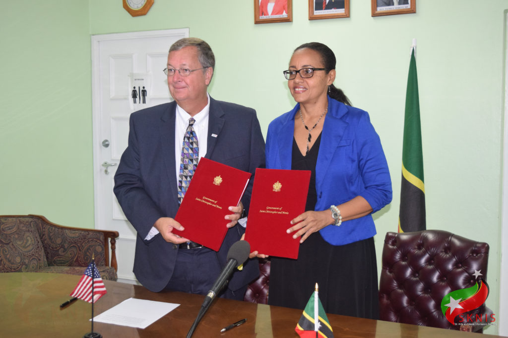 United States Government Signs MOU with Government of St Kitts and Nevis