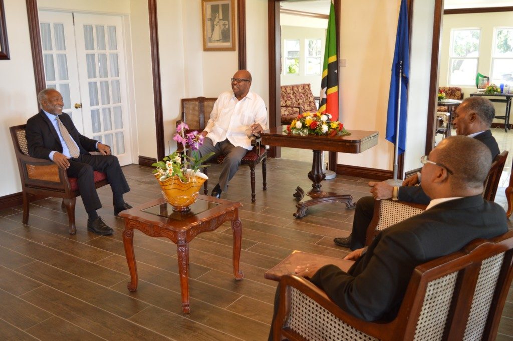 SIR CLARE ROBERTS TO ASSIST ST. KITTS AND NEVIS DRAFT A NEW LABOUR CODE