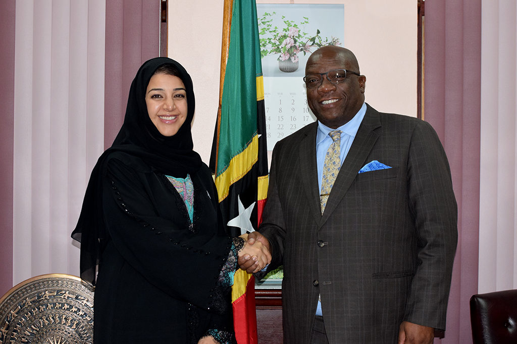 UNITED ARAB EMIRATES SIGNALS ITS DESIRE TO WORK CLOSER WITH ST. KITTS AND NEVIS