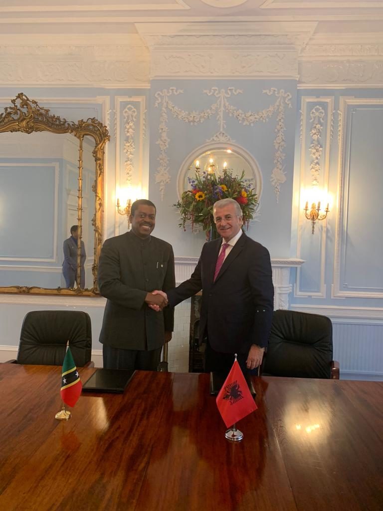 ST. KITTS AND NEVIS FORMALISES RELATIONS WITH THE REPUBLIC OF ALBANIA