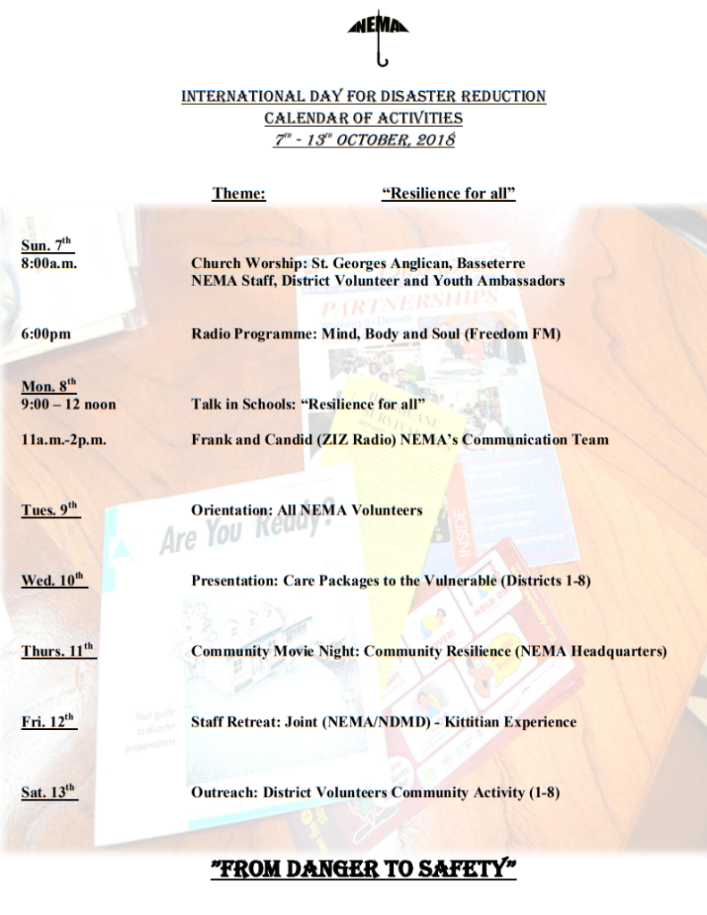 NEMA USES CDM AWARENESS TO COMMEMORATE IDDR