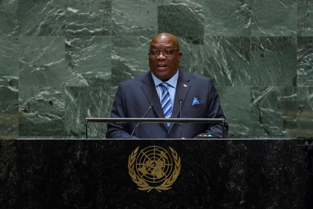 ST. KITTS AND NEVIS PRIME MINISTER BATS STRONGLY FOR CLIMATE CHANGE AND SIDS AT UN GENERAL ASSEMBLY