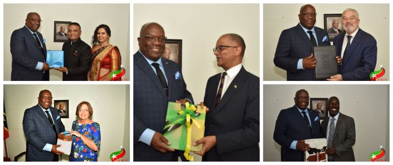 PRIME MINISTER HARRIS HOSTS SERIES OF BILATERAL MEETINGS WITH VISITING DIGNITARIES