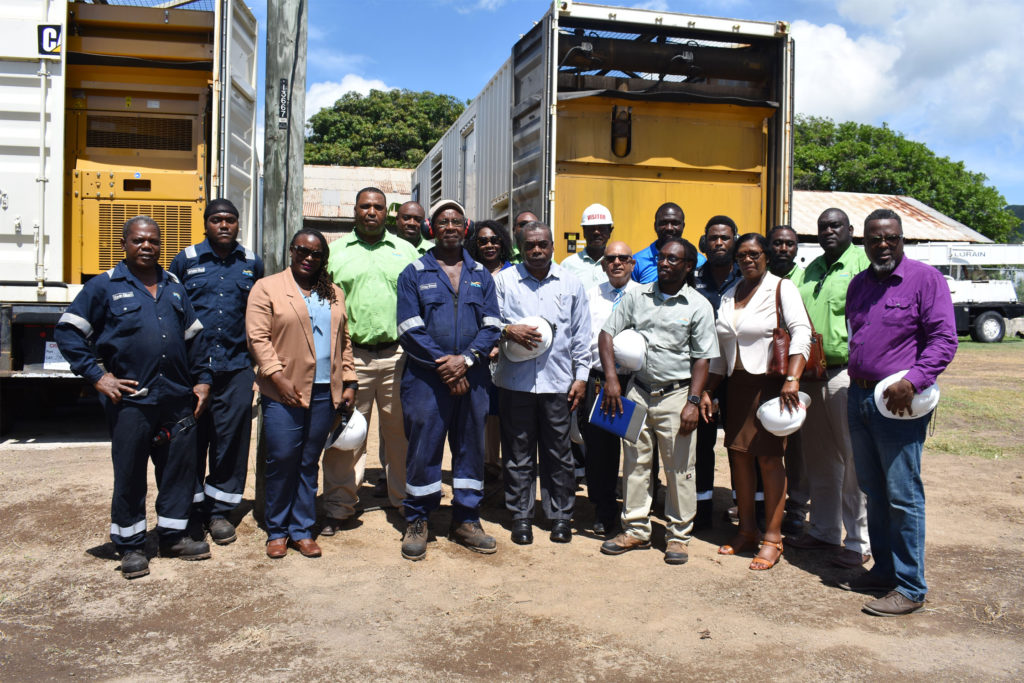 Minister Liburd commissions two new generators, announces end of planned power outages