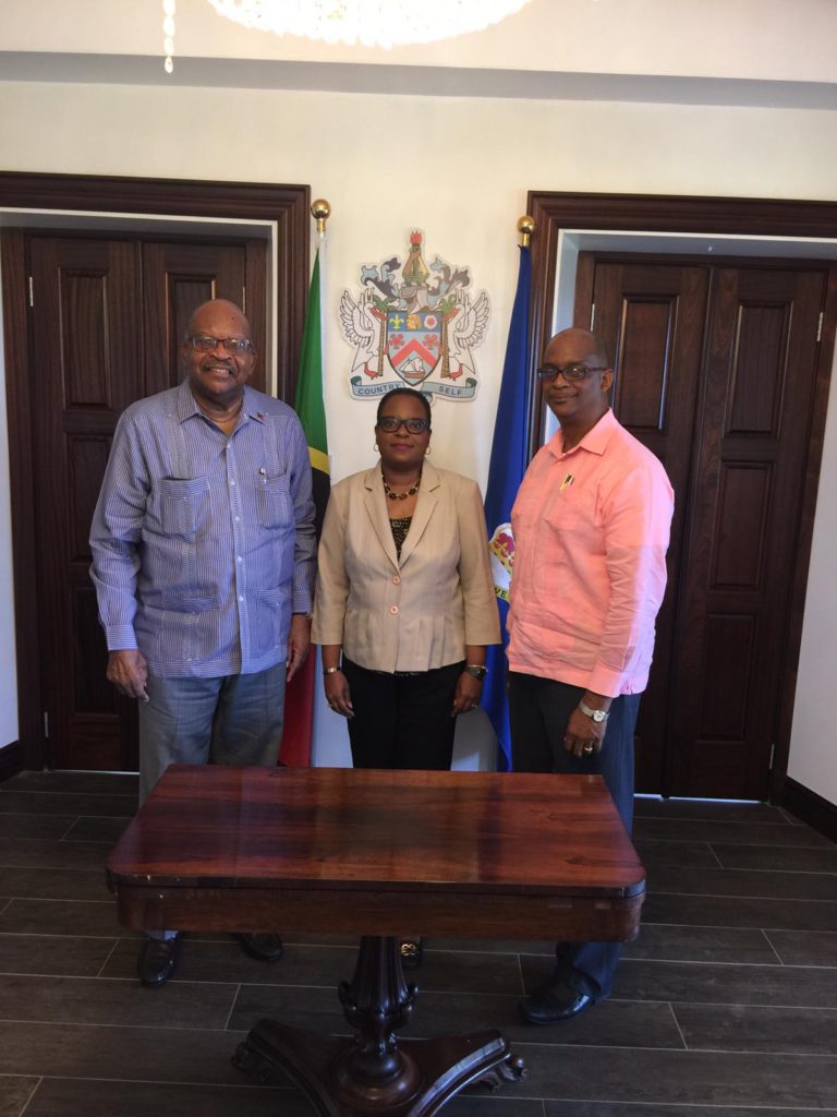 DIRECTOR OF UWI OPEN CAMPUS COUNTRY SITES VISITS ST. KITTS AND NEVIS