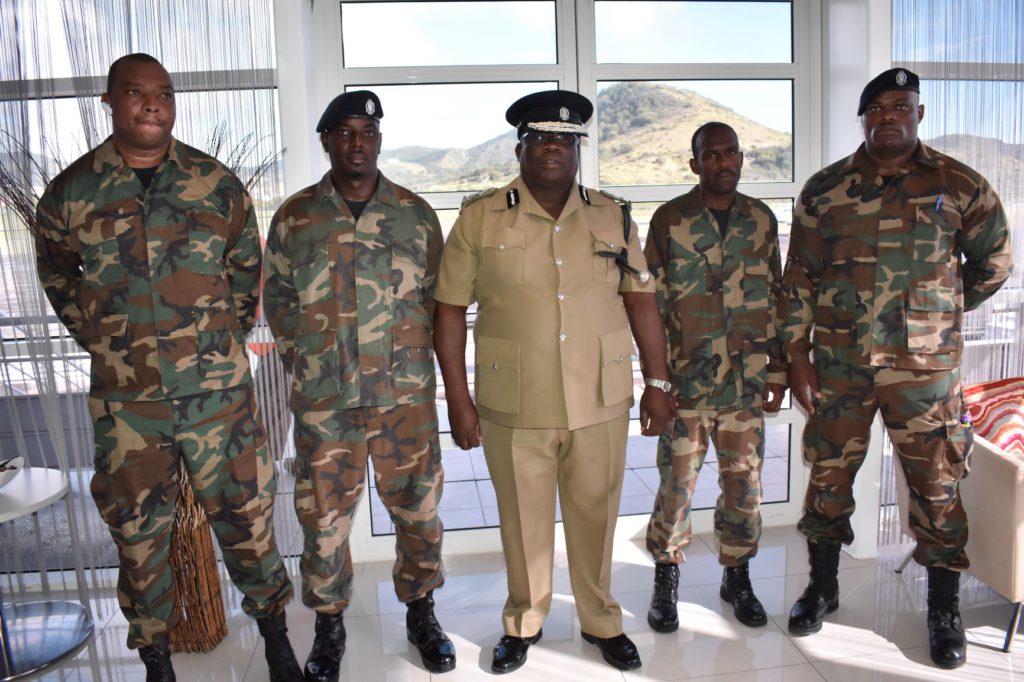 FOUR OFFICERS DEPART ST. KITTS-NEVIS TO PROVIDE SECURITY ASSISTANCE IN THE BAHAMAS