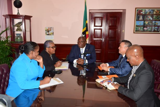 PRIME MINISTER HARRIS MEETS WITH ASSISTANT SECRETARY GENERAL OF THE OAS, HIS EXCELLENCY NESTOR MENDEZ