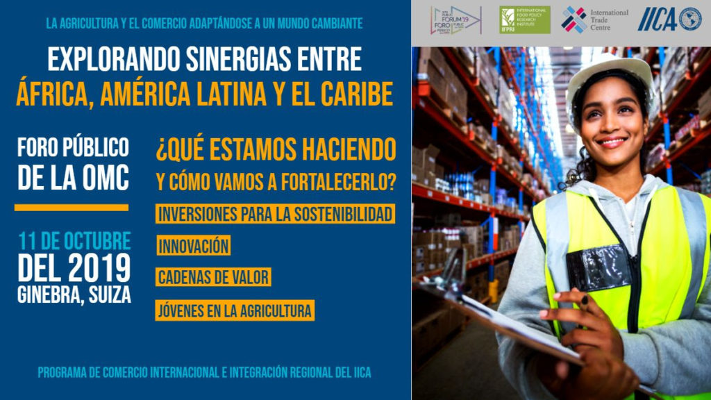 IICA to moderate an international panel discussion to encourage trade synergies between Africa, Latin America and the Caribbean
