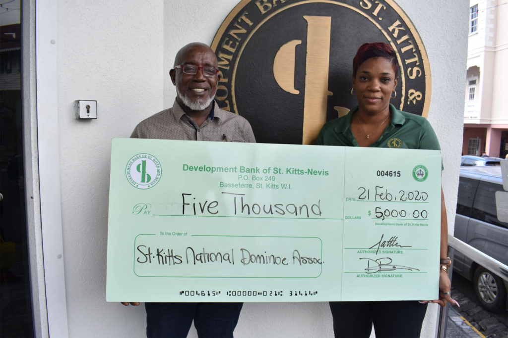 National Domino Competition: Development Bank supports St. Kitts National Domino Association