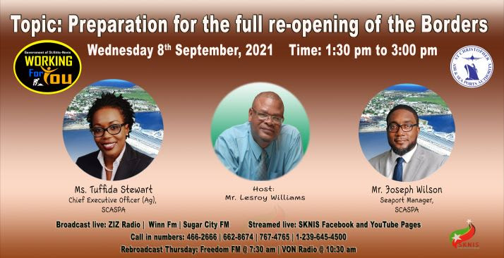 OFFICIALS FROM SCASPA ARE SPECIAL GUESTS ON WORKING FOR YOU ON WEDNESDAY, SEPTEMBER 8