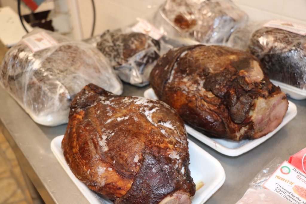 Nevis Abattoir Division taking Christmas orders for smoked local hams, other smoked products